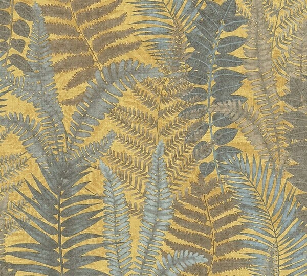 AS CREATION - pv/int athyrium vert fd ocre - large