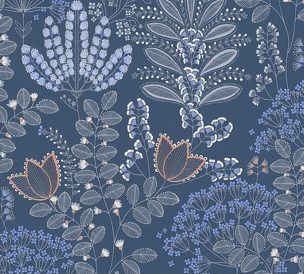 AS CREATION - pv/int achillae fd bleu - large
