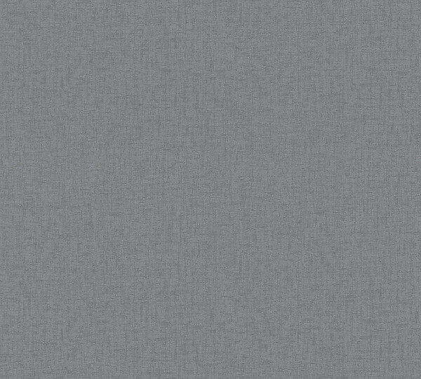 AS CREATION - Papier peint vinyle expansé uni - Anthracite - L.10,05x0,53m - large