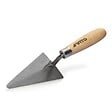 VITO - Truelle de maçon Triangulaire forgée 120mm à bout rond Acier trempé Manche bois VITO - vignette