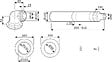 ELM LEBLANC - Terminal horizontal télescopique avec prises de mesure Elm Leblanc  7738113485 - vignette