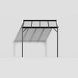 CHALET & JARDIN - Pergola adossée Harmonie 3x3m - Gris - L.290xP.284cm - vignette