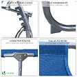 VOUNOT - Transat pare soleil Lot de 2 pcs bleu - vignette