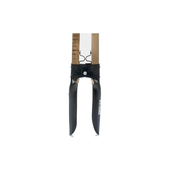 VITO - Pelle 2 manches pour trous de poteaux Acier trempé Manche Bois 143 cm VITO - large