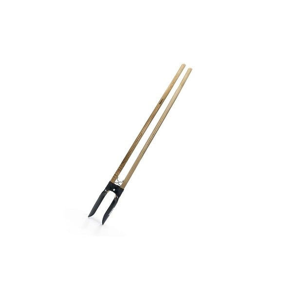 VITO - Pelle 2 manches pour trous de poteaux Acier trempé Manche Bois 143 cm VITO - large