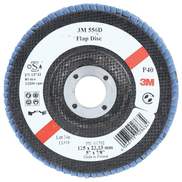 3M - Disque à lamelles bombé 566A 125mm G120 - 3M ABRASIFS - 65036 - large
