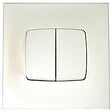 LEGRAND - Double interrupteur ou va-et-vient Neptune 10A - blanc - vignette