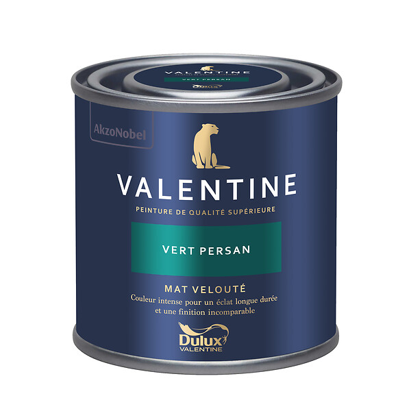 DULUX VALENTINE - Peinture murs et boiseries - Velouté - Vert Persan 0,125L - large