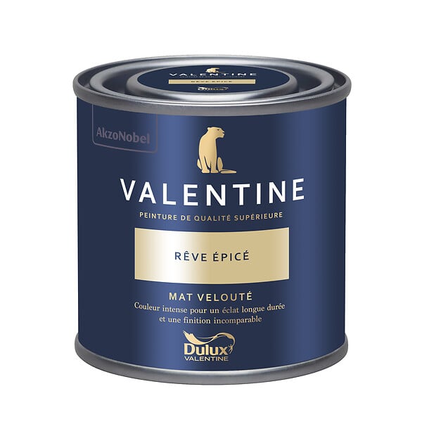 DULUX VALENTINE - Peinture murs et boiseries Valentine Rêve Epicé 0,125L - large