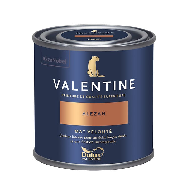 DULUX VALENTINE - Peinture murs et boiseries Valentine Mat Velouté - Alezan - 0,125L - large