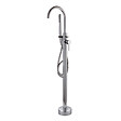 STANO - Robinet mitigeur baindouche sur pied DEBRIO pour baignoire îlot - vignette