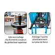 LEMAN - Ponceuse brosseuse à  rouleau Leman PON560 1500W ponçage 560mm maxi avec armoire de rangement et rallonge de table - vignette