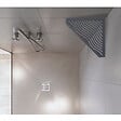 U-TILE - Tablette d'angle douche  Gris ardoise Aqua - 5 côtés - vignette