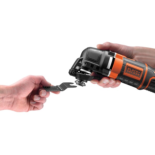 BLACK+DECKER - Outil oscillatoire multifonction - 300W - vitesse variable - large