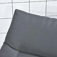 OUTSUNNY - Bain de soleil pliable transat inclinable 6 positions grand confort avec matelas + accoudoirs acier polyester gris - vignette