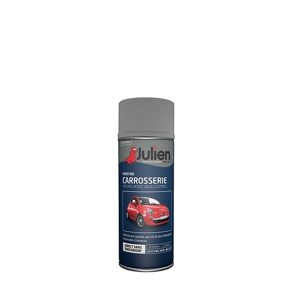 JULIEN - Peinture carrosserie - Reflet argent - Métal - 400ml - large