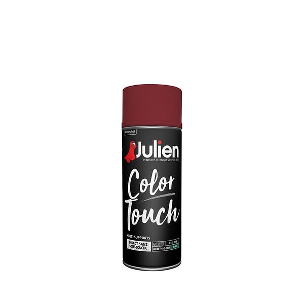 JULIEN - Bombe de peinture Color Touch - Rouge Basque - Satin - 400ml - large