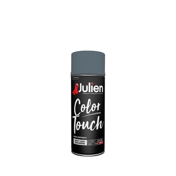 JULIEN - Peinture aerosol Color Touch - Anthracite  - Satin - 400ml - large