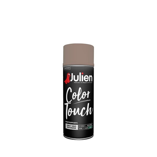 JULIEN - Bombe de peinture Color Touch - Taupe - Satin - 400ml - large