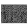 OVIALA - Tapis d'extérieur en polypropylène 160 x 230 cm noir - Kano - vignette