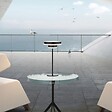 LUMIHOME - Lampe de table led solaire genova noire - vignette