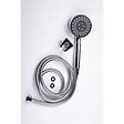 PERFECTLINE - Set de douche avec douchette 5 jets - Chrome - Flexible 1,75 m - vignette