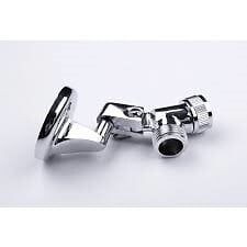 PERFECTLINE - Support douchette avec articulation chromé - Chrome - large