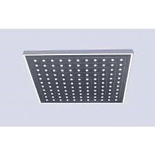 PERFECTLINE - Tête de douche ABS carrée Chrome - 20 x 20cm - large