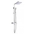PERFECTLINE - Colonne de douche thermostatique - Chrome - 20x20cm - vignette