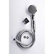 PERFECTLINE - Set de douche avec douchette, flexible extensible et support mural - vignette