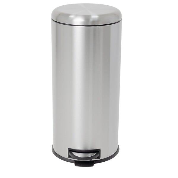 KITCHEN MOVE - Poubelle à pédale inox URBAN argent 30L - large