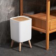 KITCHEN MOVE - Poubelle de salle de bain push MALMO 10L - vignette