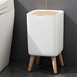KITCHEN MOVE - Poubelle de salle de bain push MALMO 10L - vignette
