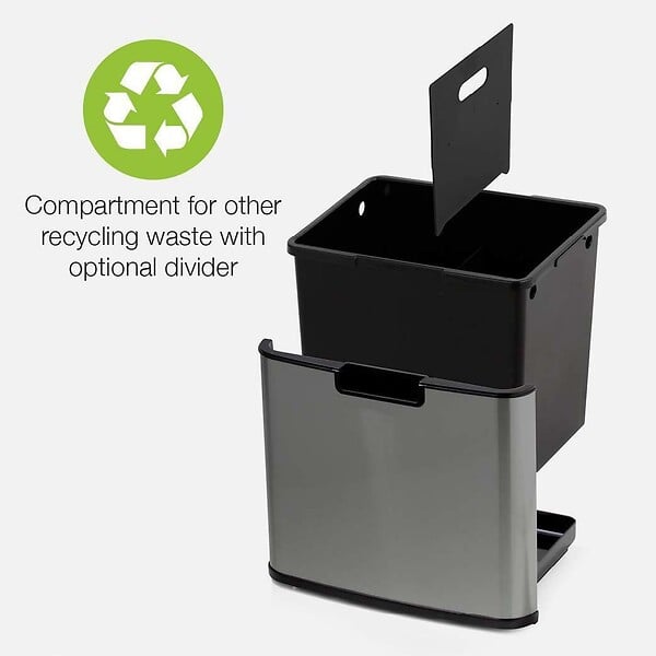 KITCHEN MOVE - Poubelle automatique tri sélectif NARVIK 75L - large