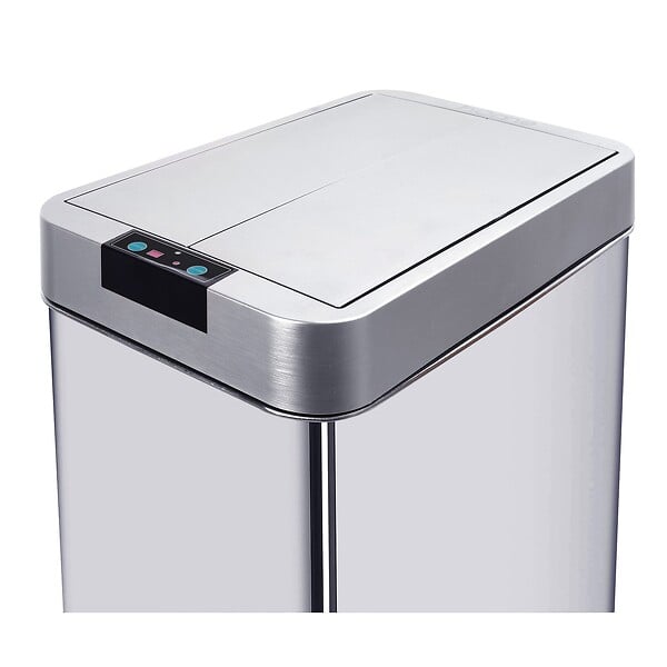 KITCHEN MOVE - Poubelle automatique inox SILVERLAKE argent 90L - large