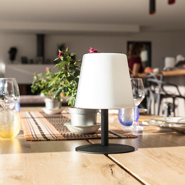 LUMISKY - Lampe de table sans fil STANDY MINI Noir H25cm - large