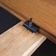 DECKLINEA - Clip Terrasse Bois HYBRID 8-25 - 90 clips + Vis 4x43mm - Pour Lames en Bois Exotique et Bois durs - Stable, Facile à Poser & Resistant - vignette