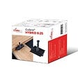 DECKLINEA - Clip Terrasse Bois HYBRID 8-25 - 90 clips + Vis 4x43mm - Pour Lames en Bois Exotique et Bois durs - Stable, Facile à Poser & Resistant - vignette