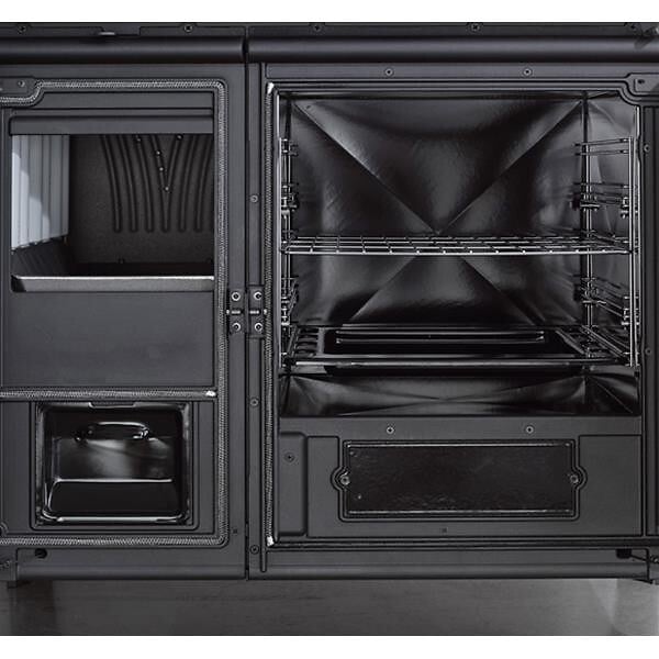 NORDICA - Cuisinière à bois - MILLY BORDEAUX - large