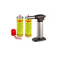 KEMPER - Chalumeau Cuisine Gaz Rechargeable + Recharges Flamme Réglable pour Crème Brûlée Barbecue Pâtisserie Kemper - vignette