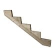 DECKLINEA - Limon 5 Marches Escalier Pin Traite - Escalier Extérieur - Pré-entaillé - vignette
