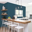 RIPOLIN - Peinture cuisine et salle de bain - Bleu Seychelles - 0,75L - vignette