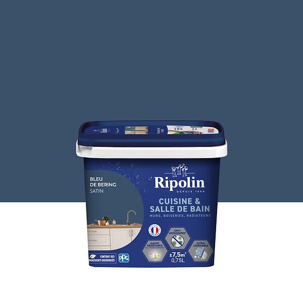RIPOLIN - Ripolin cuisine et bain 0.75l bleu de bering - large