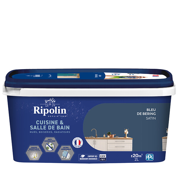RIPOLIN - Ripolin cuisine et bain 2l bleu de bering - large