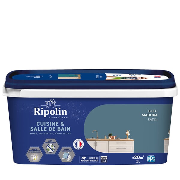 RIPOLIN - Ripolin cuisine et bain 2l bleu madura - large