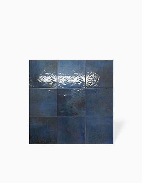 COMPTOIR DU CERAME - CARRELAGE BLEU BRILLANT - COLLECTION MALDIVES 15X15 - MK2305108 - large