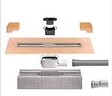 SCHLUTER - Caniveau pour douche à l'italienne sortie horizontale KERDI-LINE-H 40 - Longueur: 900mm- réf : KLH40GE90 - SCHLUTER - vignette
