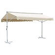 VIDAXL - vidaXL Auvent sur pied 500 x 300 cm Crème - vignette