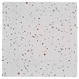 OVIALA - Ensemble table haute stratifié terrazzo et 2 chaises blanc - Opéra - vignette