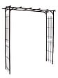 CENTRALE BRICO - Pergola tube CAR20 fer vieilli - 187x40x198 cm - Acier époxy - vignette